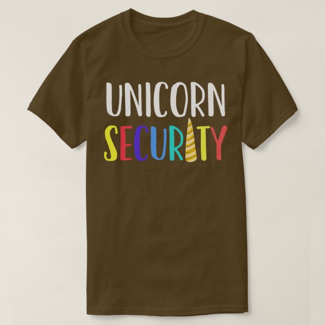 T-shirt Sécurité Unicorn (Design devant)