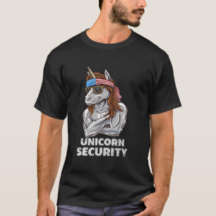 T-shirt Sécurité Unicorne Halloween Enfants Ou Costume Adu