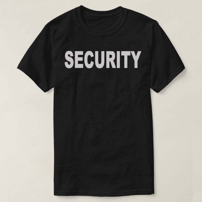 T-shirt Security Event Safety Guard Professional Officer U (Design devant)
