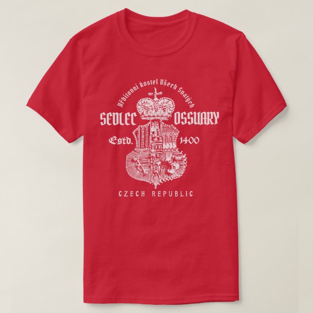 T-shirt Sedlec Ossuary 1 (Design devant)