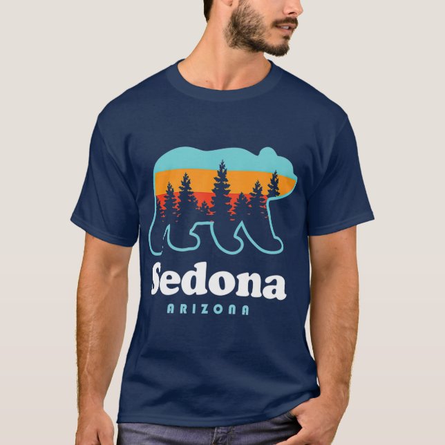 T-shirt Sedona Arizona Oear Sunset Trees (Devant)