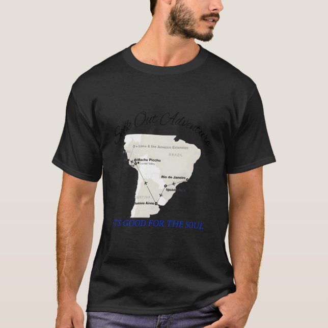 T-shirt Seek Out Adventure It'S For The Soul (Devant)