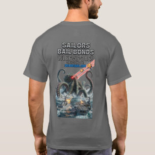 T-Shirt: Seeungeheuer kämpft gegen die US-Marine T-Shirt
