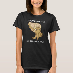 T-shirt Seiche Pour Hommes Papa Garçons Créature Marine An
