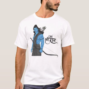 T-shirt Seigneur Rama Arc Flèche Jai Shree Ram Œuvre d'Art