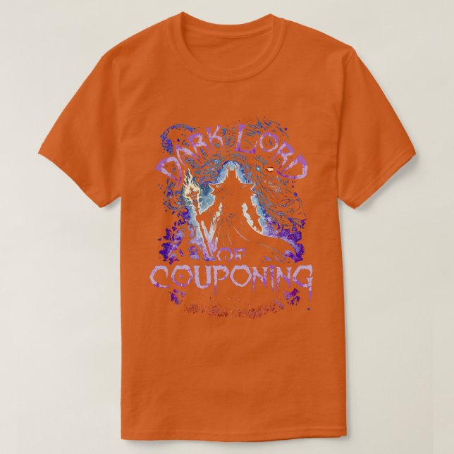 T-shirt Seigneur Sombre De Couponing (Design devant)