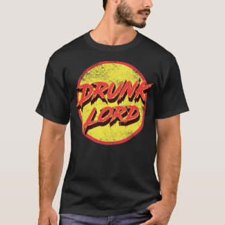 T-shirt Seigneur vintage et ivre