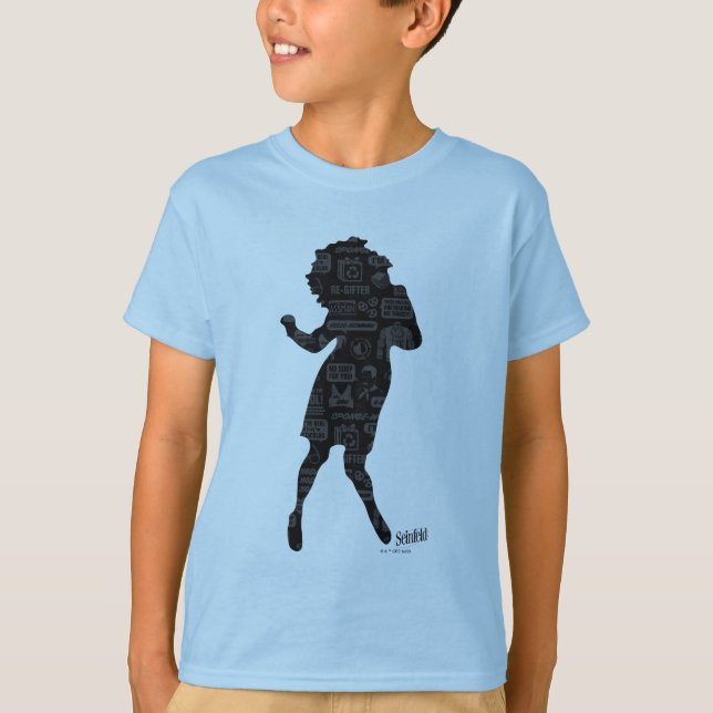 T-shirt Seinfeld | Elaine Danse Silhouette (Devant)