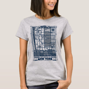 T-shirt Seinfeld   Points chauds de la carte de New York