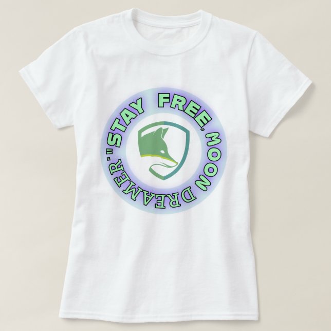 T-shirt Séjournez libre Moon Dreamer | phozos | phrase (Design devant)