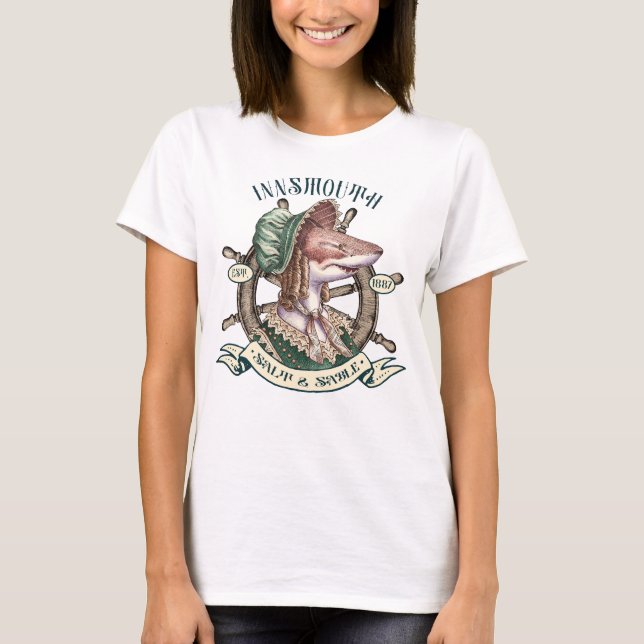 T-shirt Sel et sable à l'intérieur de la bouche - Femme de (Devant)