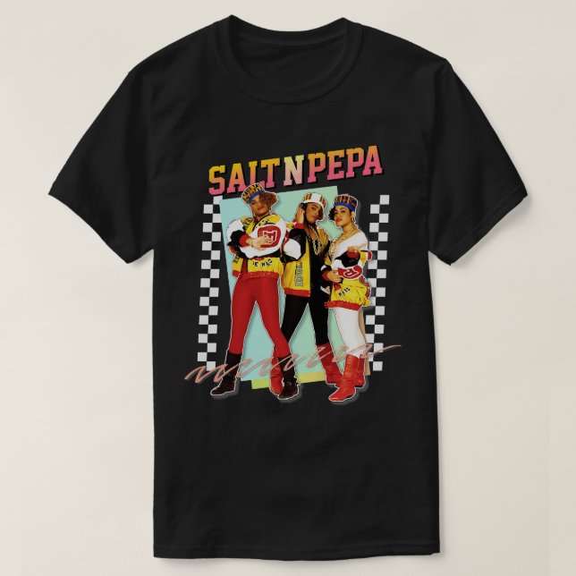 T-shirt Sel N Pepa 80s Design esthétique 1 (Design devant)