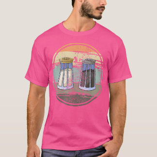 T-shirt Sel Shaker Et Poivre Retro Lover Salt Lov