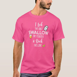 T-shirt Sel Tequila Lime Alcool Boisson Mexicaine Pun Cinc