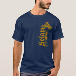 T-shirt Selam - bonjour - en or