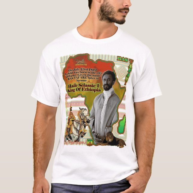 T-shirt selassie_africa (Devant)