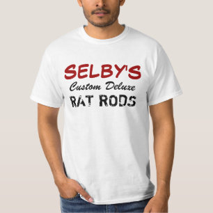 T-shirt SELBY, de luxe fait sur commande, TIGES de RAT