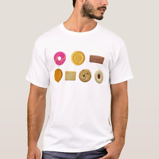 T-shirt Sélection de biscuits (Devant)