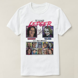 T-shirt Sélection de personnage Heath Ledger Grille de jeu