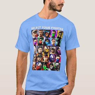 T-shirt Sélectionnez Votre Combattant UMK3 Mortal Kombat B