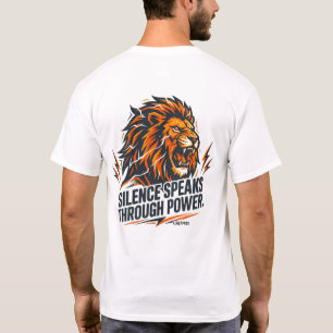 T-shirt S'élever au-dessus du bruit Lion Force motivationn