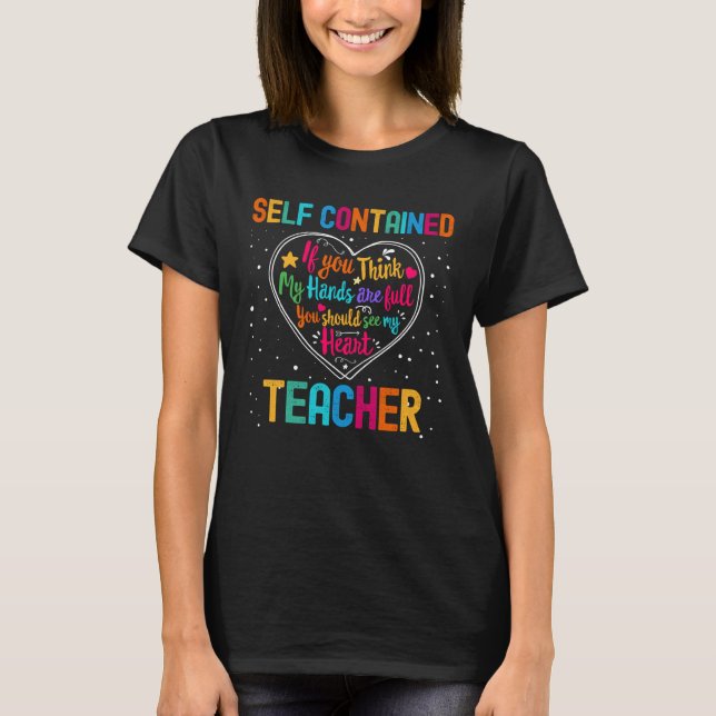 T-shirt Self Contained Teacher Appreciation Week Back to S (Devant)