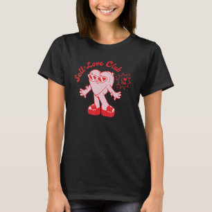 T-shirt Self Love Club Rétro Heureuse Sainte-Valentin mign