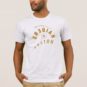 T-shirt Selfie - Boston avec logo bleu et rouge
