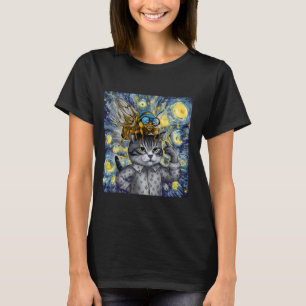 T-shirt Selfie De Chat Drôle Avec Invasion De Cicadas 2024