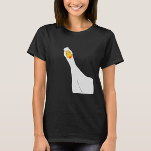 T-shirt Selfie d'oie amusant Honk animal hélisé