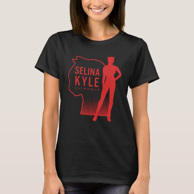 T-shirt Selina Kyle Catwoman - logo (Devant)