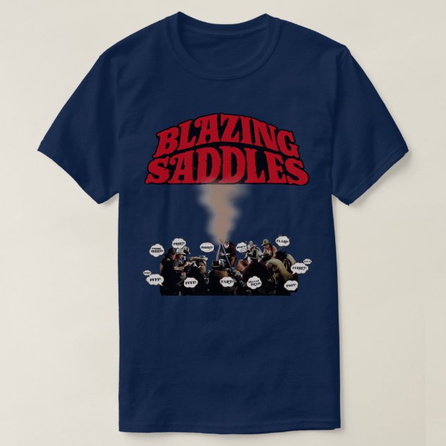 T-shirt Selles à lames Campfire Fart Scène (Design devant)