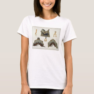 T-shirt Selles et éperons, assiette de 'A History of the D