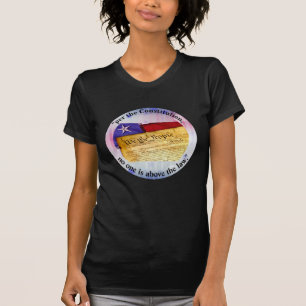 T-shirt "selon la Constitution, personne n'est au-dessus d