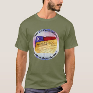 T-shirt "selon la Constitution, personne n'est au-dessus d