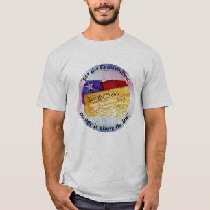 T-shirt "selon la Constitution, personne n'est au-dessus d