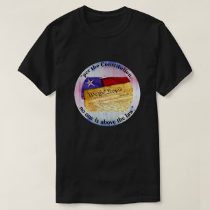 T-shirt "selon la Constitution, personne n'est au-dessus d