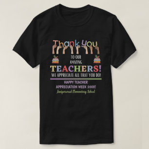 T-shirt Semaine d'appréciation de l'enseignant