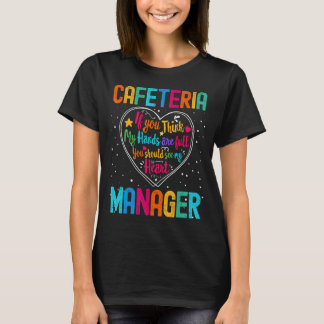 T-shirt Semaine d'appréciation du directeur de la cafétéri