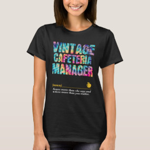 T-shirt Semaine d'appréciation du directeur de la cafétéri