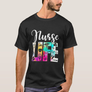 T-shirt Semaine de l'infirmière de jour Infirmière de vie 