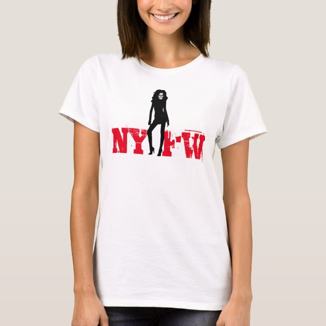 T-shirt Semaine de mode de New York de zombi (Devant)