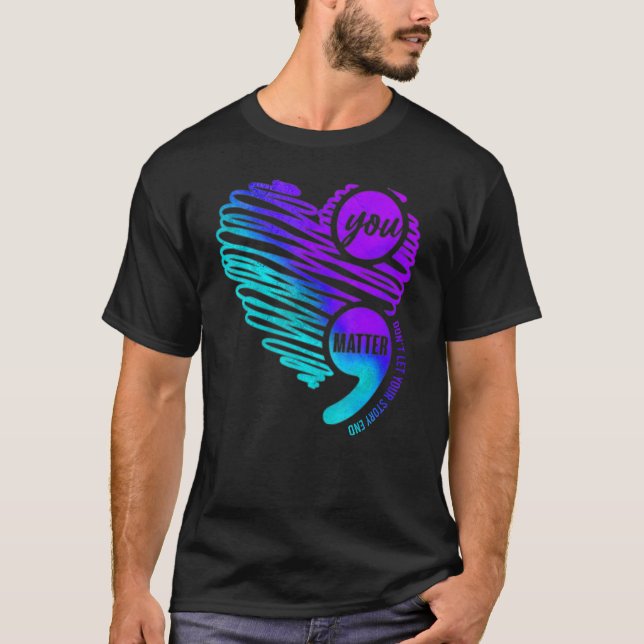 T-shirt Semaine de sensibilisation à la prévention du suic (Devant)