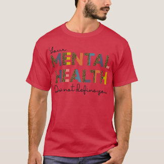 T-shirt Semaine de sensibilisation à la santé mentale mois