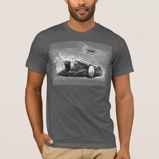 T-shirt semaine de vitesse de bonneville (Devant)