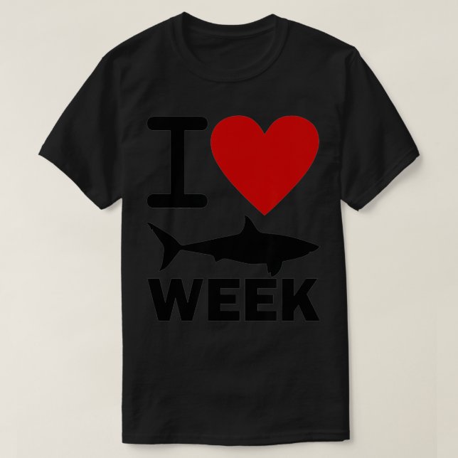 T-shirt Semaine du coeur Funny Sharks Great Discovery Time (Design devant)
