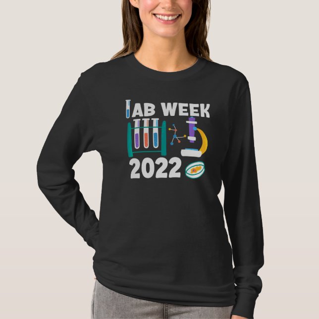 T-shirt Semaine du laboratoire 2022 Fans de technologue en (Devant)