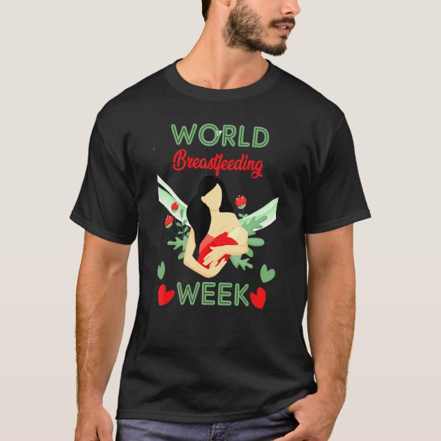 T-shirt Semaine internationale de l'allaitement maternel L (Devant)