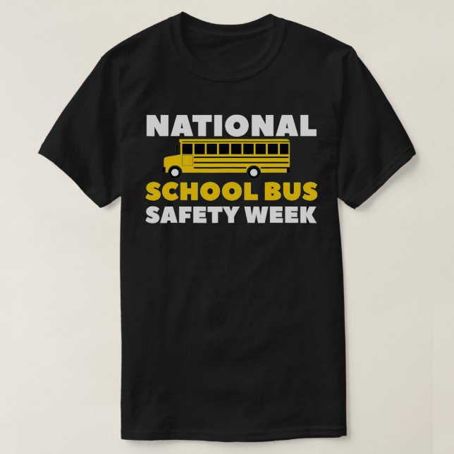 T-shirt Semaine nationale de la sécurité routière (Design devant)
