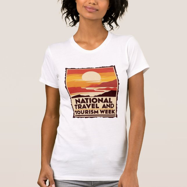 T-shirt Semaine nationale des voyages et du tourisme, Voya (Devant)